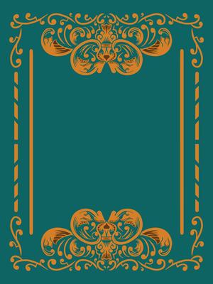 Antique Inspired Ornamental Frame for Design