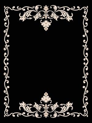Ornamental Square Frame with Classic Touch