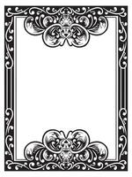 Handcrafted Line Frame with Classic Feel vector