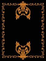Certificate Design with Ornamental Frame vector