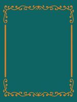 Certificate Layout with Classic Ornamental Frame vector