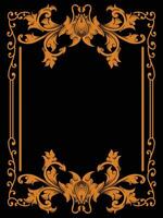Decorative Certificate with Ornamental Frame vector