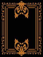 Elegant Ornamental Frame for Invitations vector