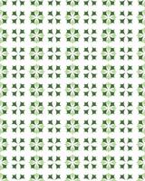 Tapered tile pattern design with a combination of two shades of green. vector