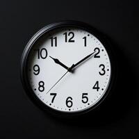 Timepiece with Round Face and Traditional Numbers photo