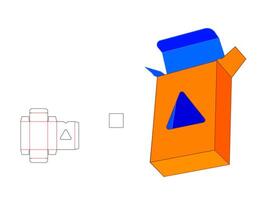 Polygon Shape Soap Box LASER CUT Template for Personalized Packaging Projects vector