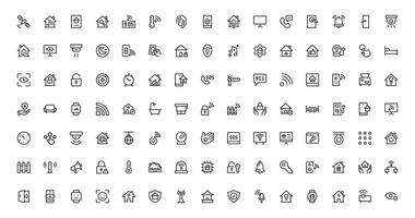 Home Automation Projects with Sleek and Modern Icons new fack. Includes Everything You Need for Smart Homes, Device Control, and Automation Solutions. vector