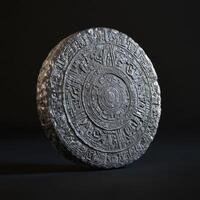 Aztec Calendar Stone as Cultural Artifact photo