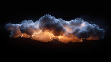 Fierce Thunder and Lightning Display photo