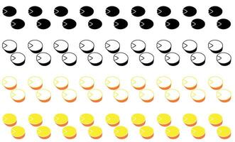 Set collections colourful stylish zebra Animal footprint icon. zebra paw print walking symbol illustration vector