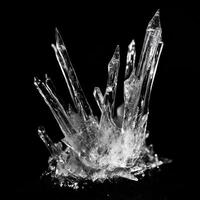 Ice Formation with Geometry in Crystalline Detail photo