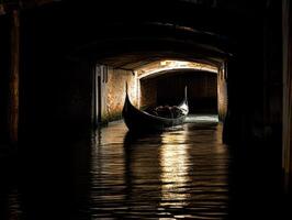 Scenic Gondola Journeys in the Canals of Venice photo
