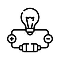 Have a look at this trendy line icon of light experiment vector