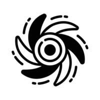 Get your hands on this amazing glyph icon of turbine,. vector