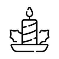 A captivating linear style icon depicting string fairy lights vector