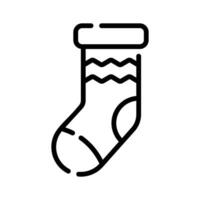 A visually appealing line style icon of snowfall cloud vector