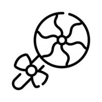 A well crafted icon of elf character designed in line style vector