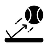 Check out this glyph style icon of bounce, vector