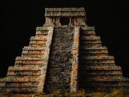 Old Mayan Temple Exhibiting Civilizational Significance photo