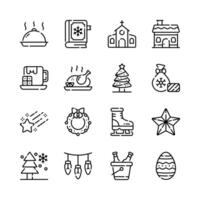 Check out our premium collection of event celebration line icons vector