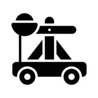 Get a glimpse of this trendy glyph icon of catapult, vector