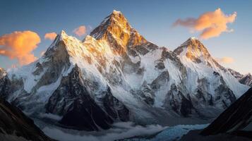 Breathtaking Ridges Bathed in Morning Warmth photo