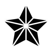 Catch a sight of this amazing glyph style icon of star decor vector
