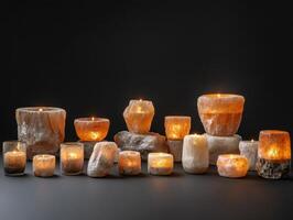 Enhancing Atmosphere with Salt Lamps and Lighting photo
