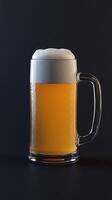 Chilled Beer Mug with Brew photo