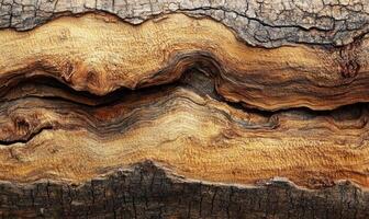 The image is of a tree trunk with a rough, textured surface photo