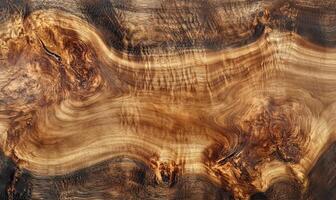 A wooden surface with a grainy texture and a brown color photo