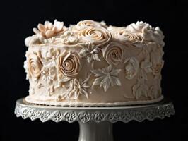 Skillful Artistic Methods for Cake Decoration photo