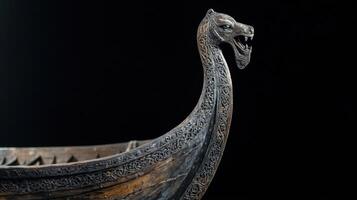 Traditional Ships of Scandinavian Warriors photo