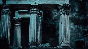 Exploring Roman Ruined Structures photo