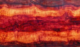 A piece of wood with a red stripe on it photo