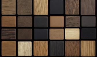 A collection of different wood types photo