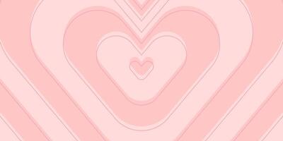 pink abstract background with heart pattern. design for banner template, poster, greeting card, social media, web. vector