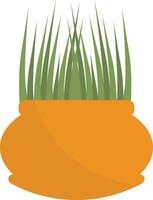 Nowruz Element with Cartoon Shape. vector