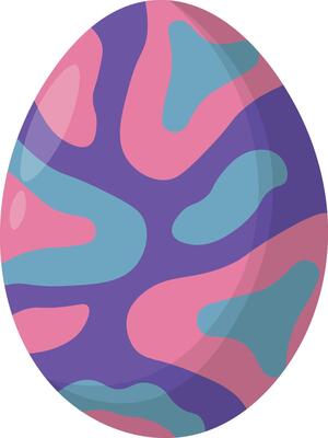 Easter Egg in Abstract Concept
