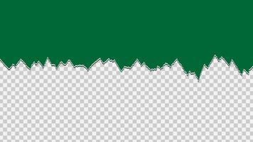 abstract torn paper background green color vector