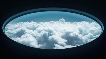 Skyview from Aircraft Window photo