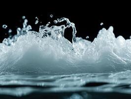 Cascading Ocean Waves to Shore photo