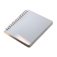 Empty Spiral Notebook Template for Design and Branding Projects png