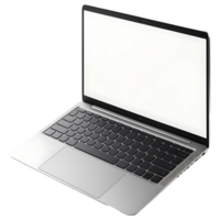 Realistic Laptop Front View Empty Screen for Website App Presentation png