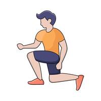 Cool Down Routine vector
