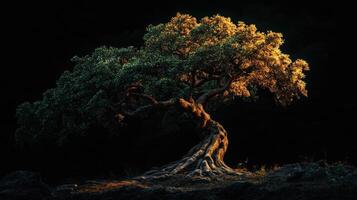 Twilight Shadows on Quiet Woodlands Paths photo