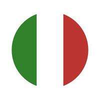 Italy flag icon isolate on white background vector