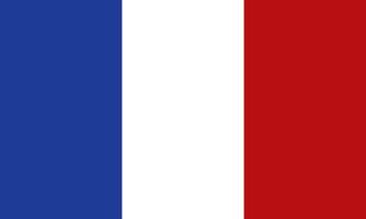 France flag icon isolate on white background. vector