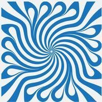 A blue and white swirl pattern on a white background vector