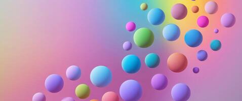 A colorful background with many different colored circles. photo